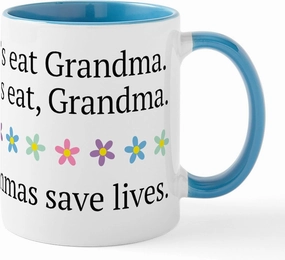 CafePress Commas Save Lives 11 oz (325 ml) Ceramic Coffee Mug