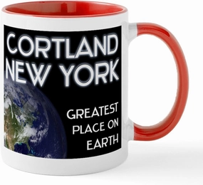 CafePress Cortland New York Greatest Place On Earth Mug 11 oz (325 ml) Ceramic Coffee Mug