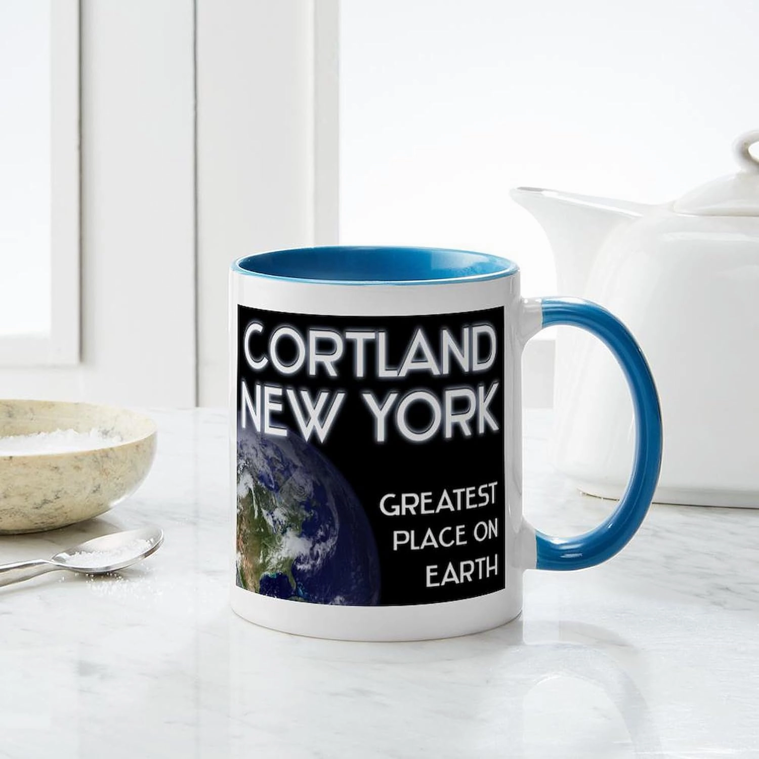 CafePress Cortland New York Greatest Place On Earth Mug 11 oz (325 ml) Ceramic Coffee Mug