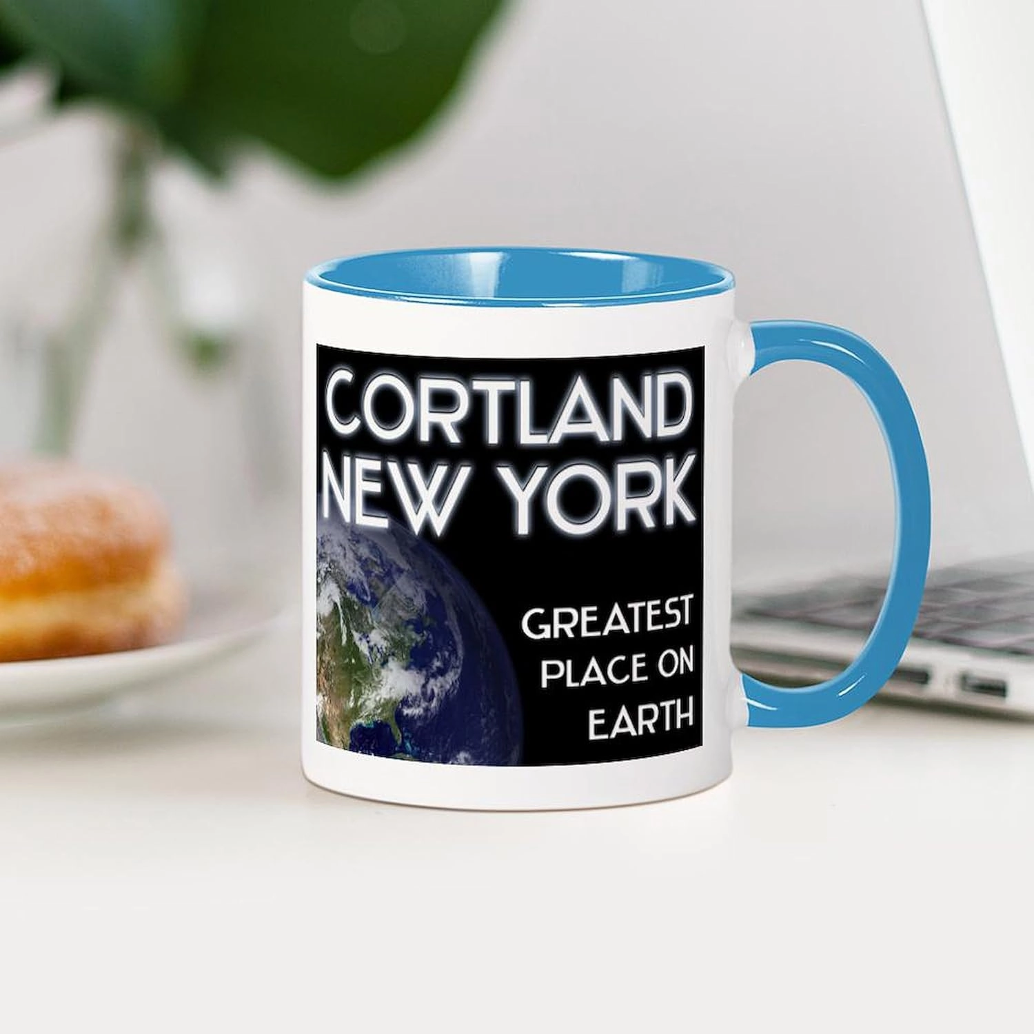 CafePress Cortland New York Greatest Place On Earth Mug 11 oz (325 ml) Ceramic Coffee Mug