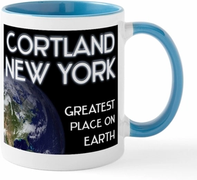 CafePress Cortland New York Greatest Place On Earth Mug 11 oz (325 ml) Ceramic Coffee Mug