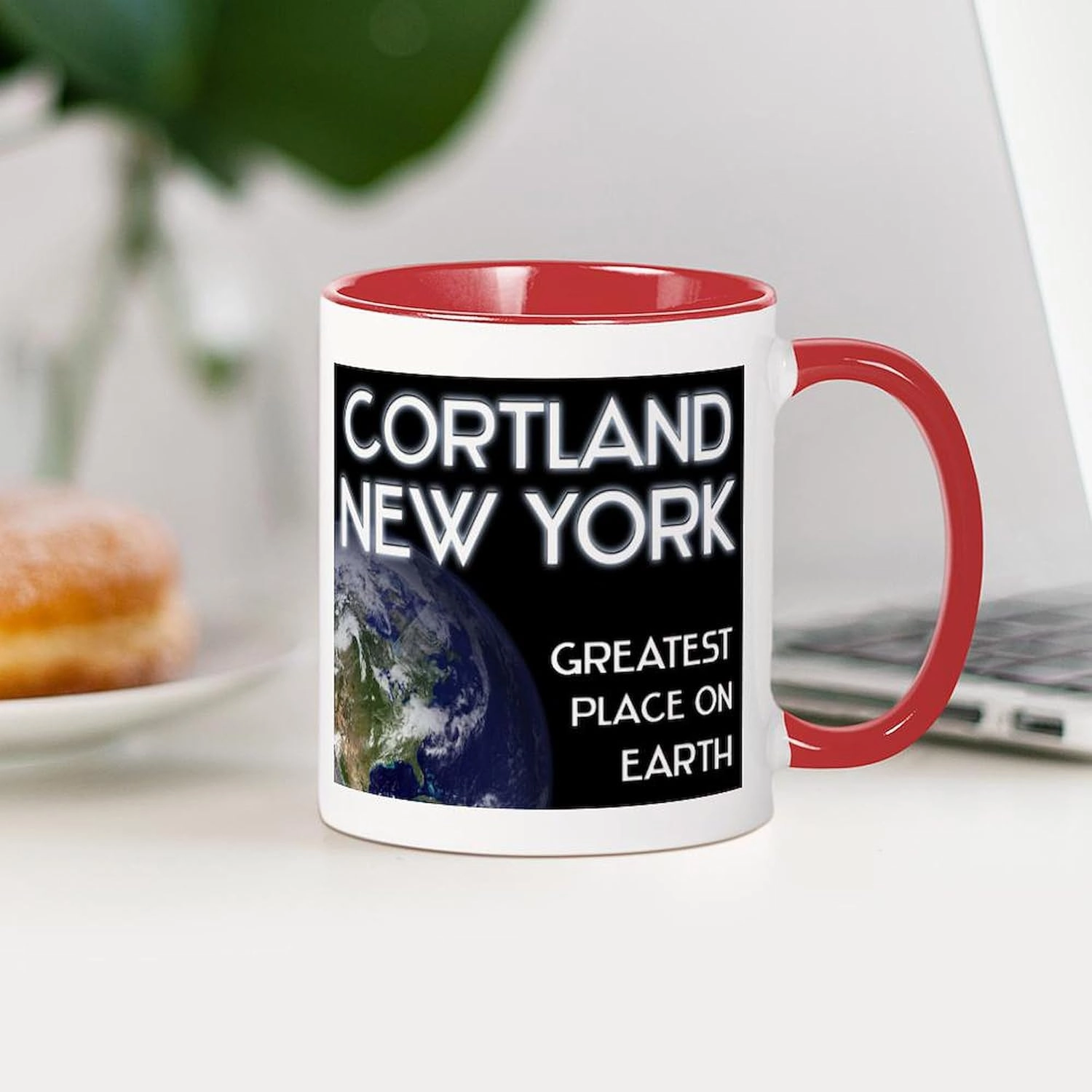 CafePress Cortland New York Greatest Place On Earth Mug 11 oz (325 ml) Ceramic Coffee Mug
