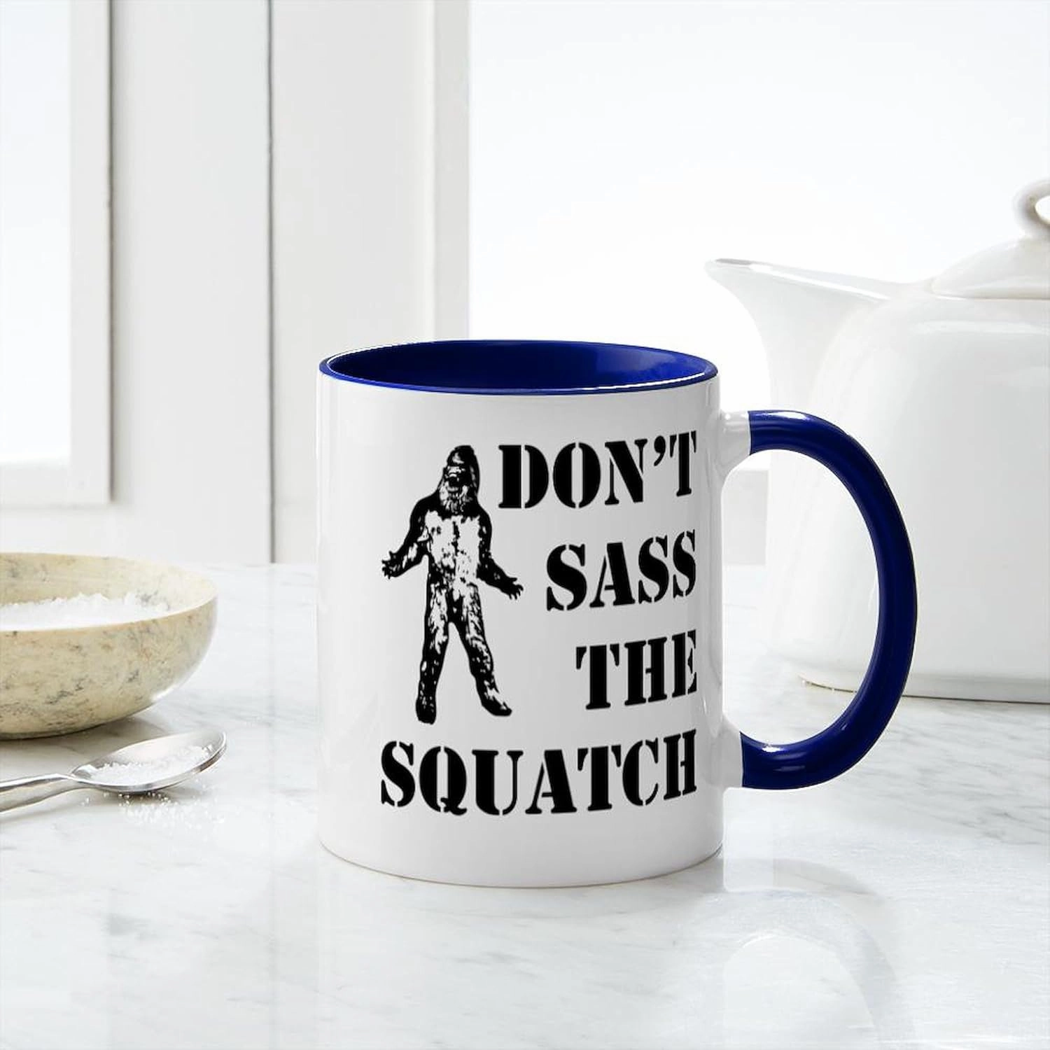 CafePress Dont Sass The Squatch Mug 11 oz (325 ml) Ceramic Coffee Mug