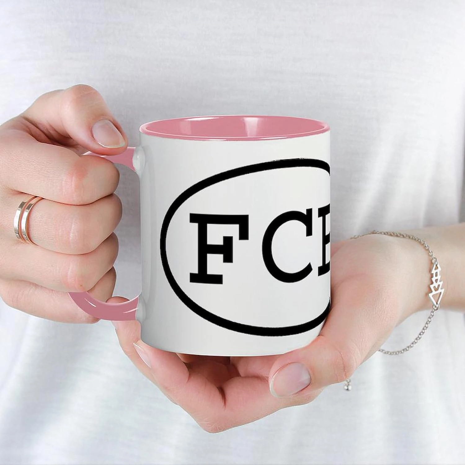 CafePress FCB Oval Mug 11 oz (325 ml) Ceramic Coffee Mug
