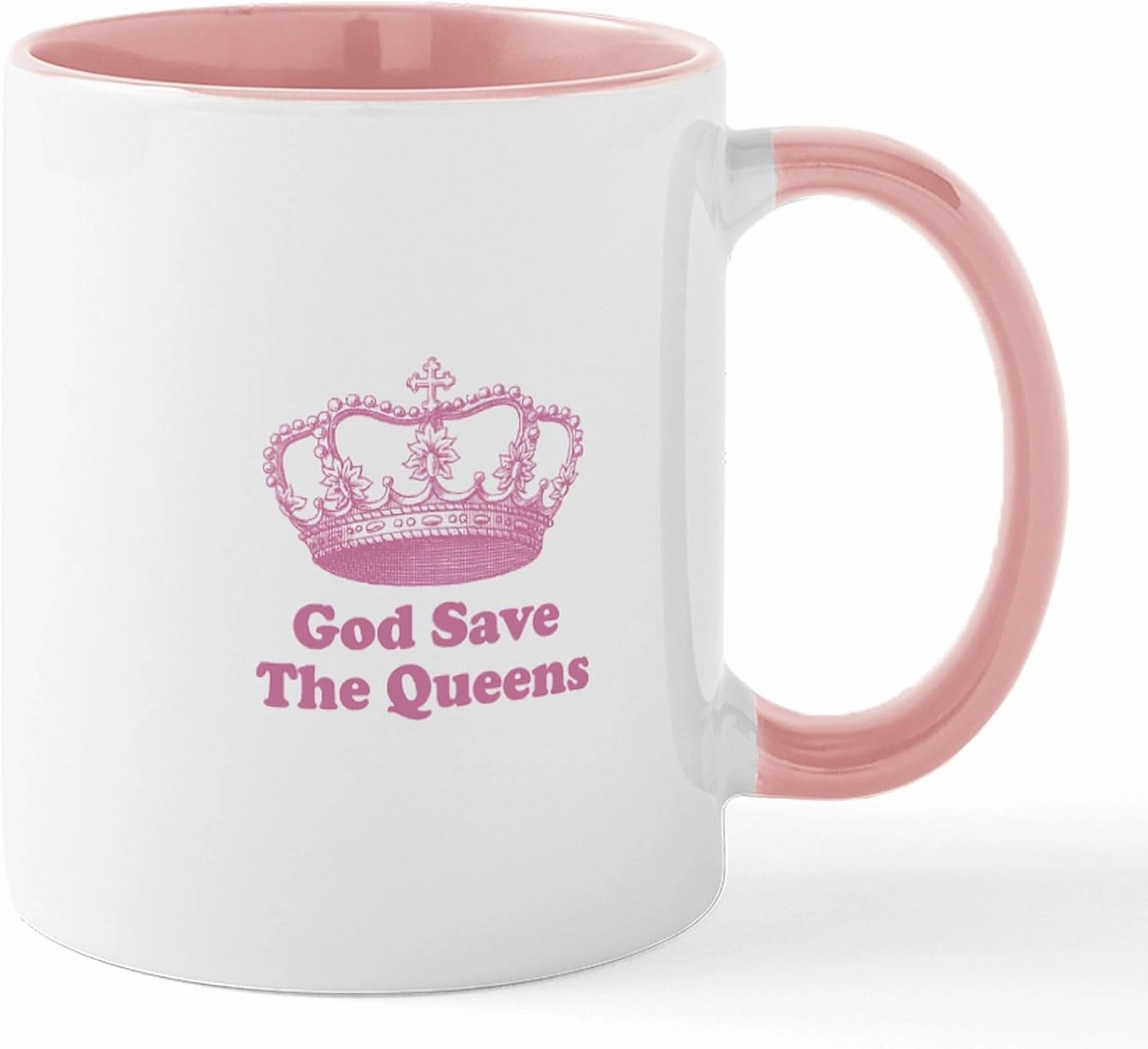 CafePress God Save The Queens (Rose Pin Mug 11 oz (325 ml) Ceramic Coffee Mug
