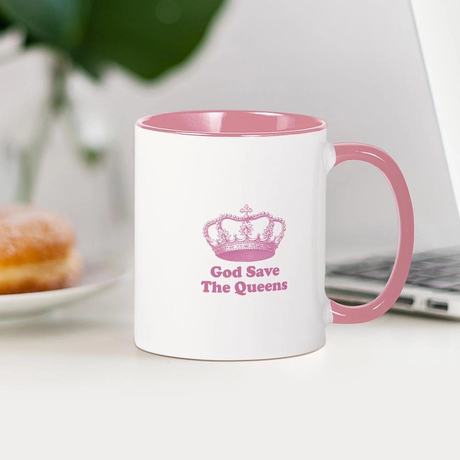 CafePress God Save The Queens (Rose Pin Mug 11 oz (325 ml) Ceramic Coffee Mug