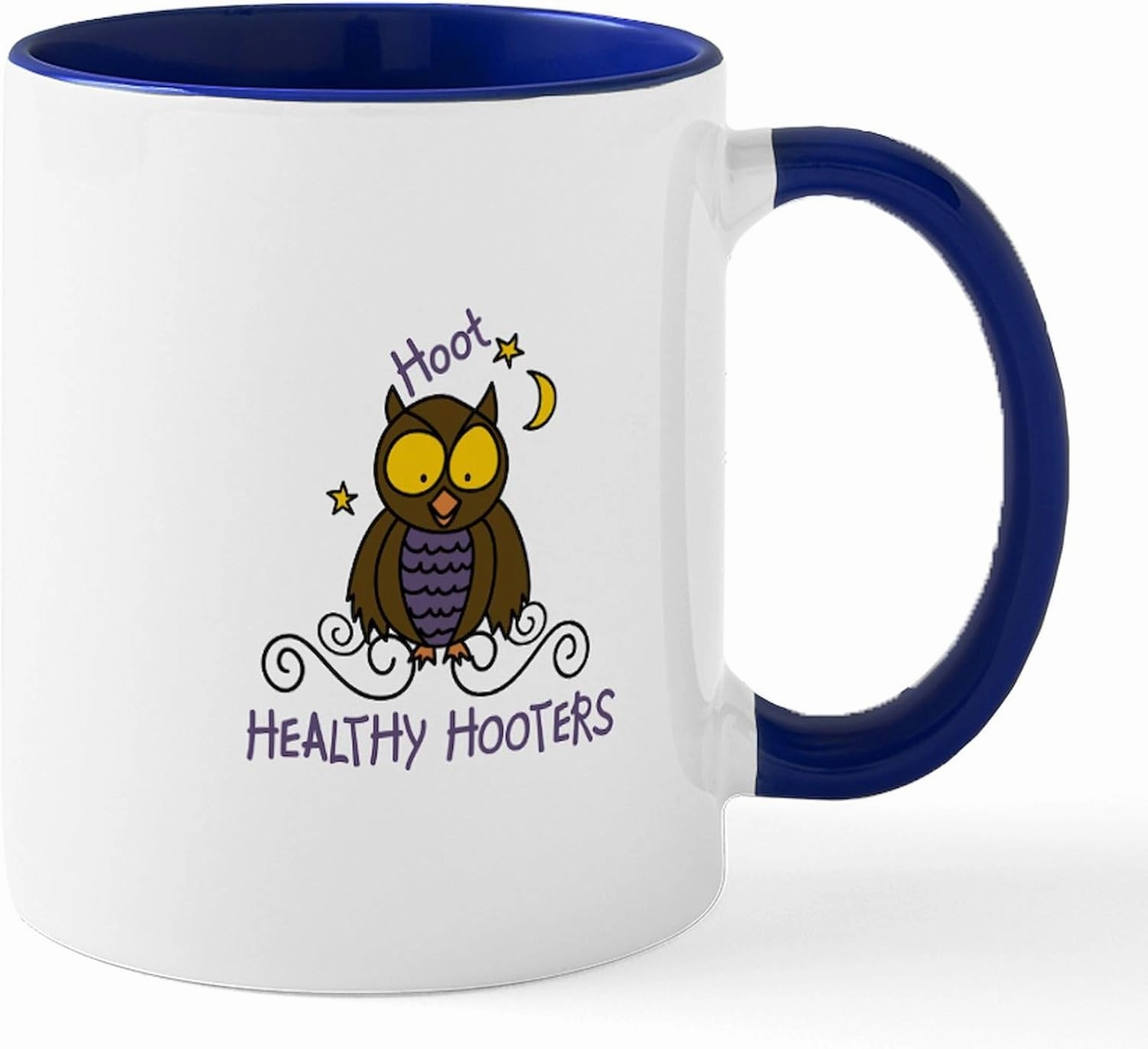 CafePress Healthy Hooters Mugs 11 oz (325 ml) Ceramic Coffee Mug