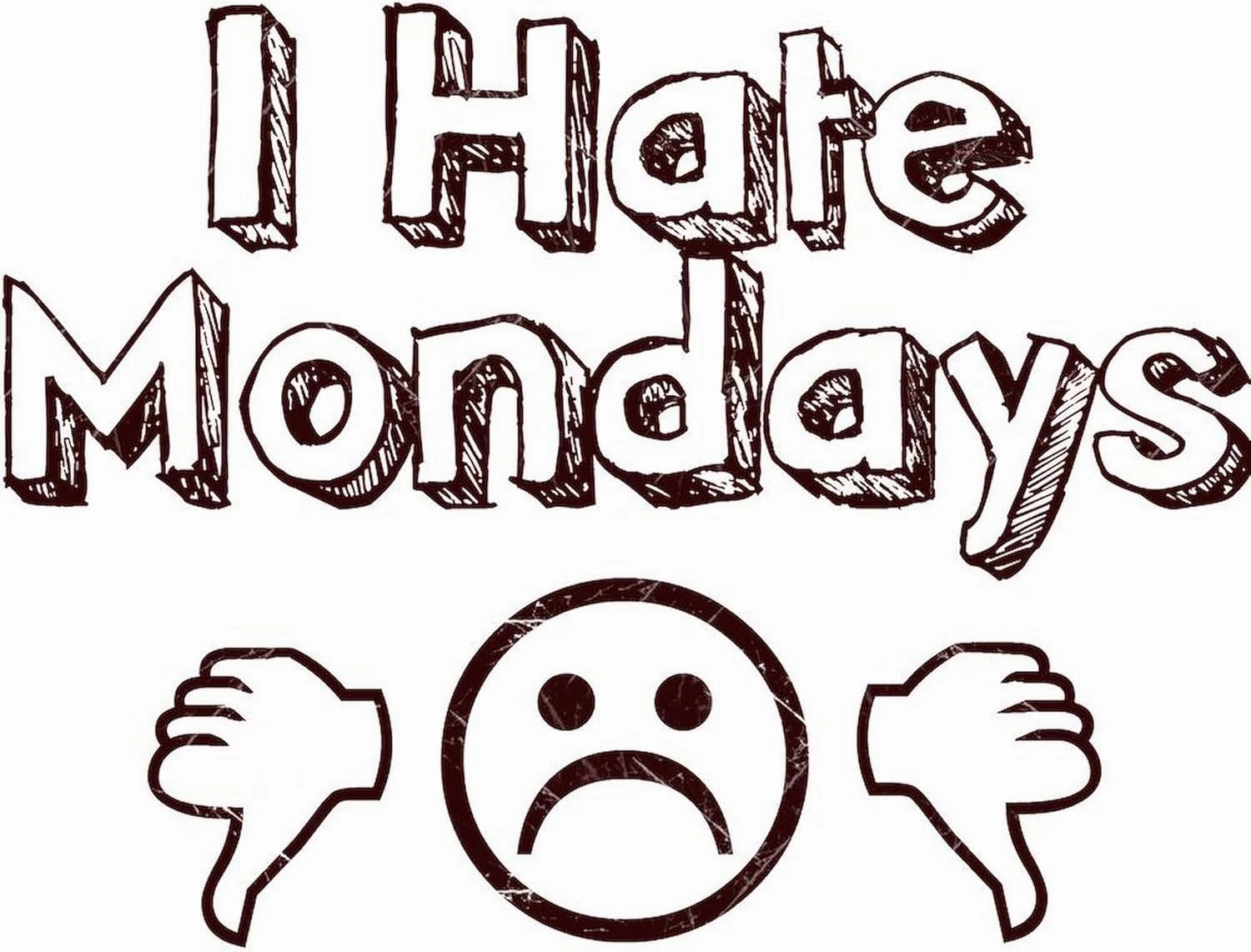 CafePress I Hate Mondays Mug 11 oz (325 ml) Ceramic Coffee Mug