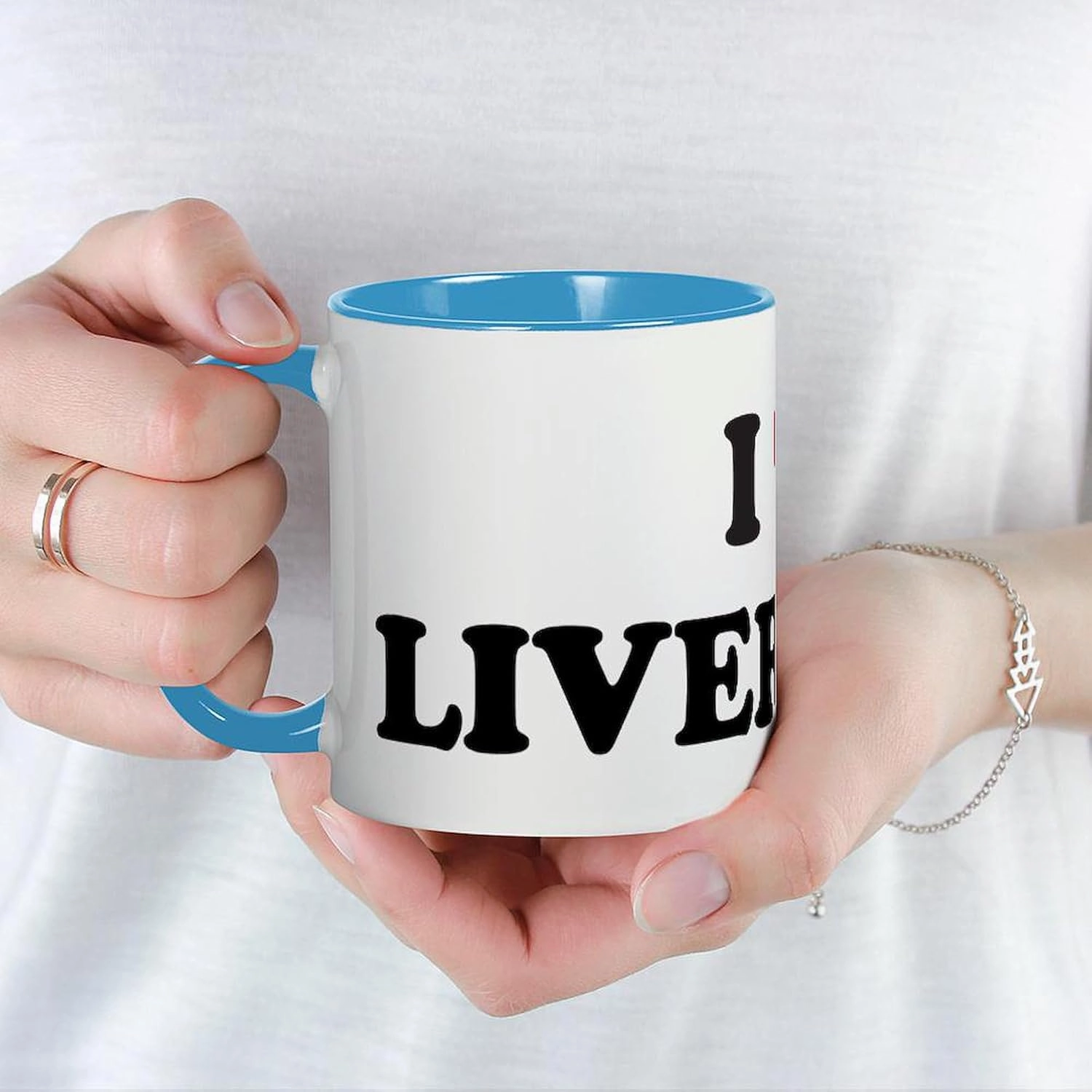 CafePress I Love Liverpool Mug 11 oz (325 ml) Ceramic Coffee Mug