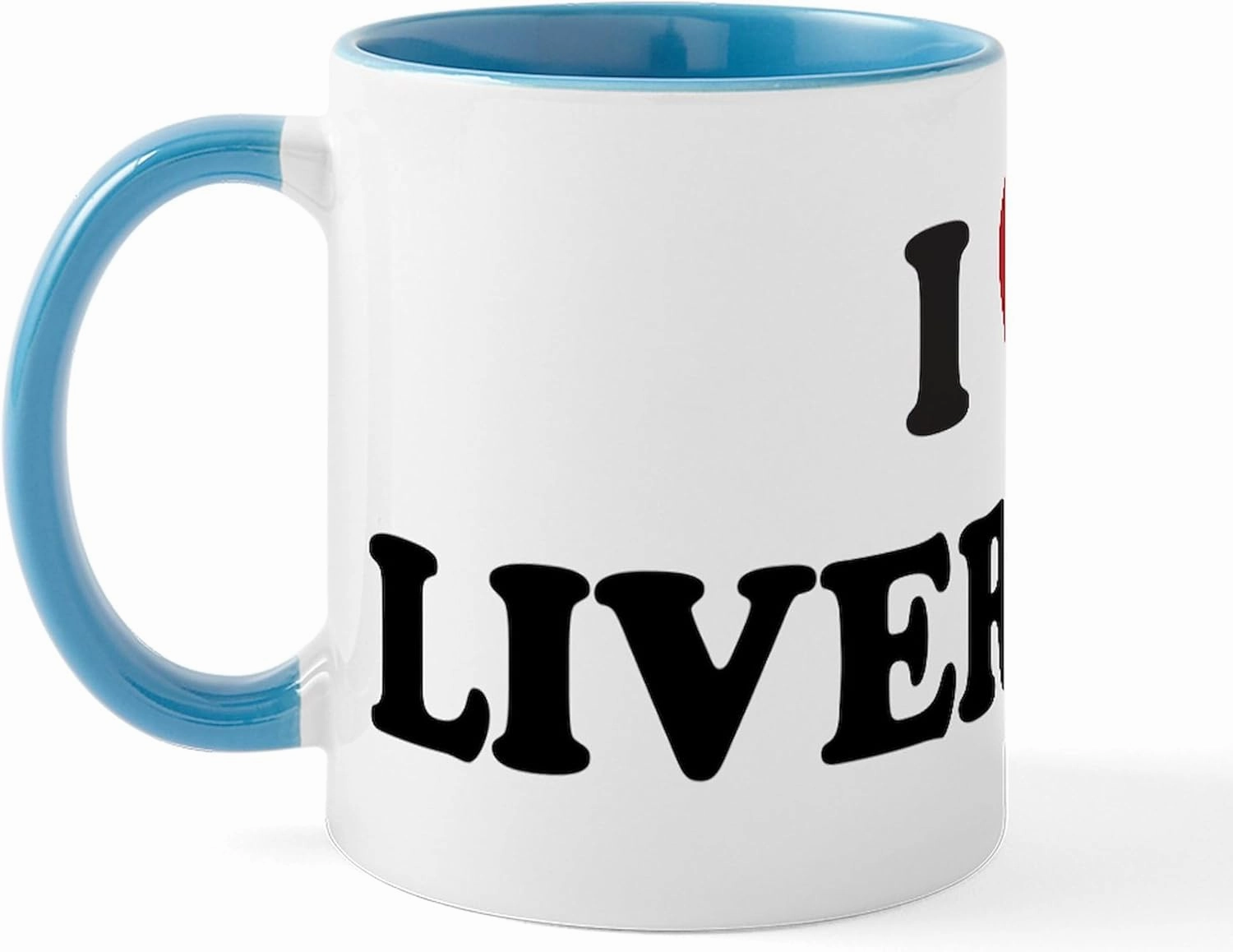 CafePress I Love Liverpool Mug 11 oz (325 ml) Ceramic Coffee Mug