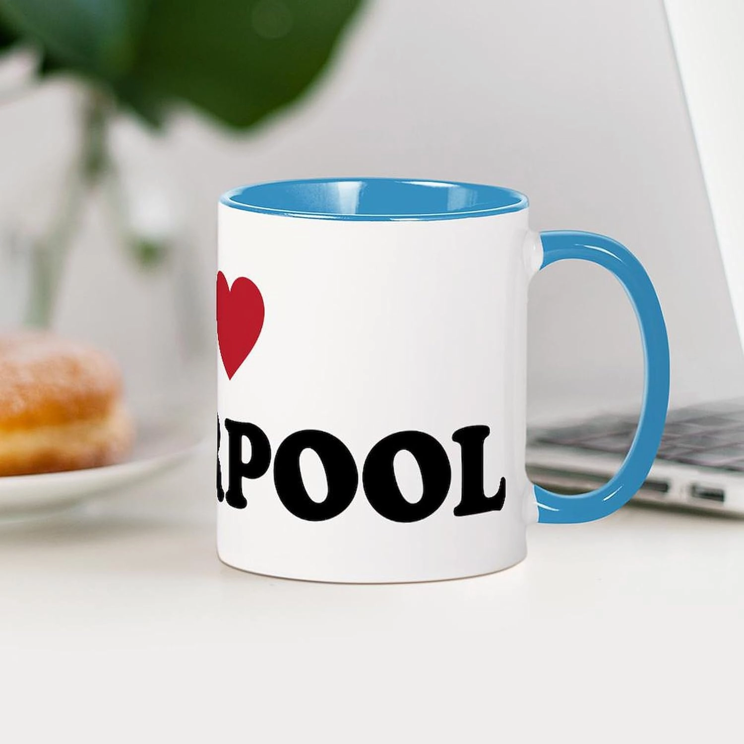 CafePress I Love Liverpool Mug 11 oz (325 ml) Ceramic Coffee Mug