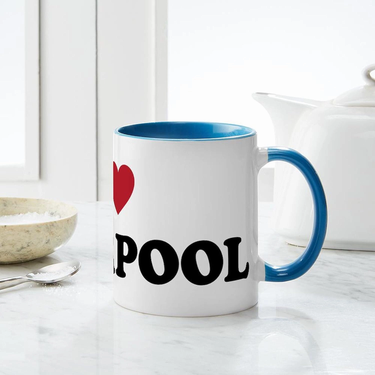 CafePress I Love Liverpool Mug 11 oz (325 ml) Ceramic Coffee Mug