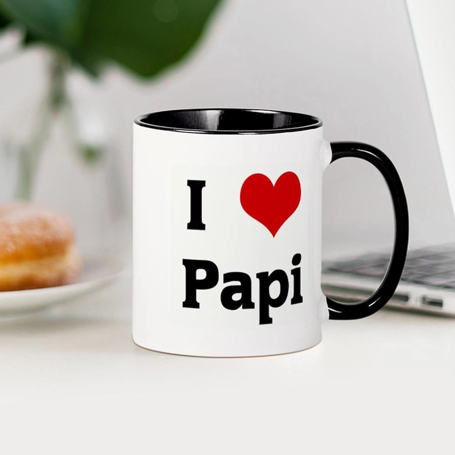 CafePress I Love Papi Mug 11 oz (325 ml) Ceramic Coffee Mug