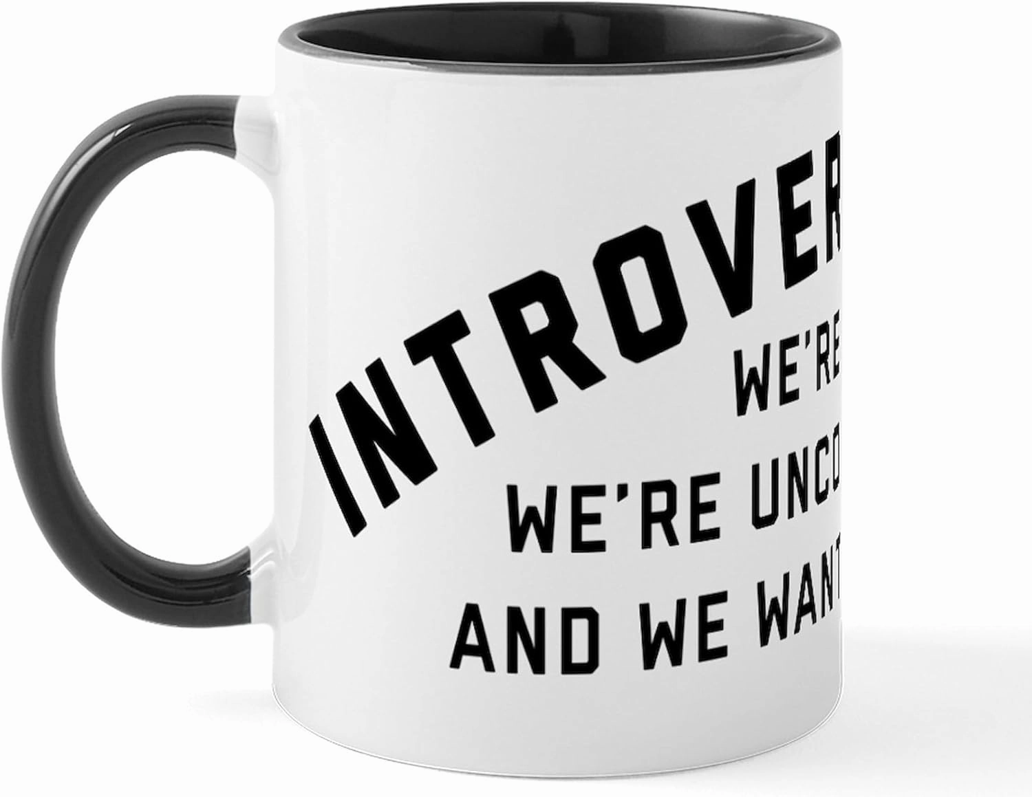 CafePress Introverts Unite 11 oz (325 ml) Ceramic Coffee Mug