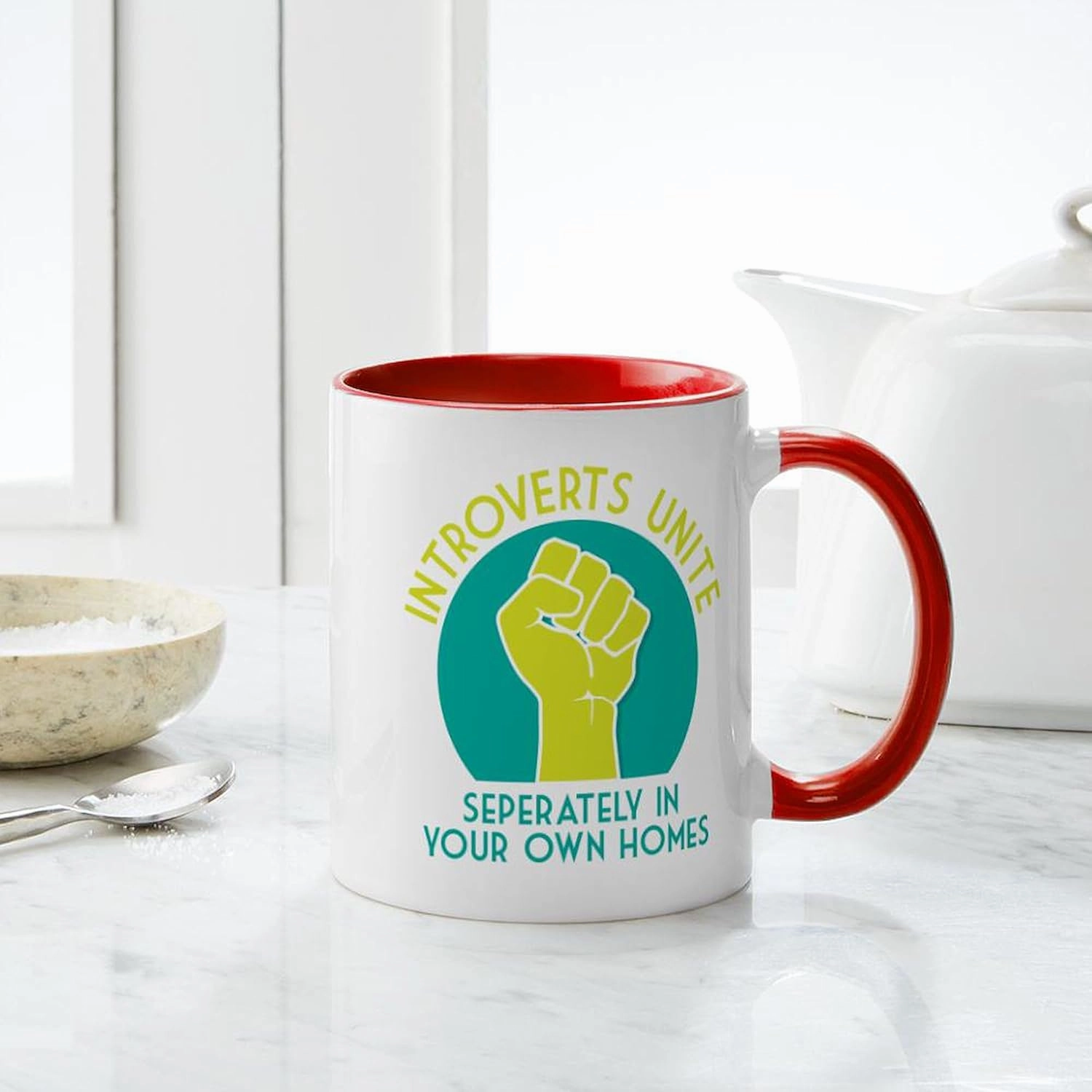 CafePress Introverts Unite 11 oz (325 ml) Ceramic Coffee Mug