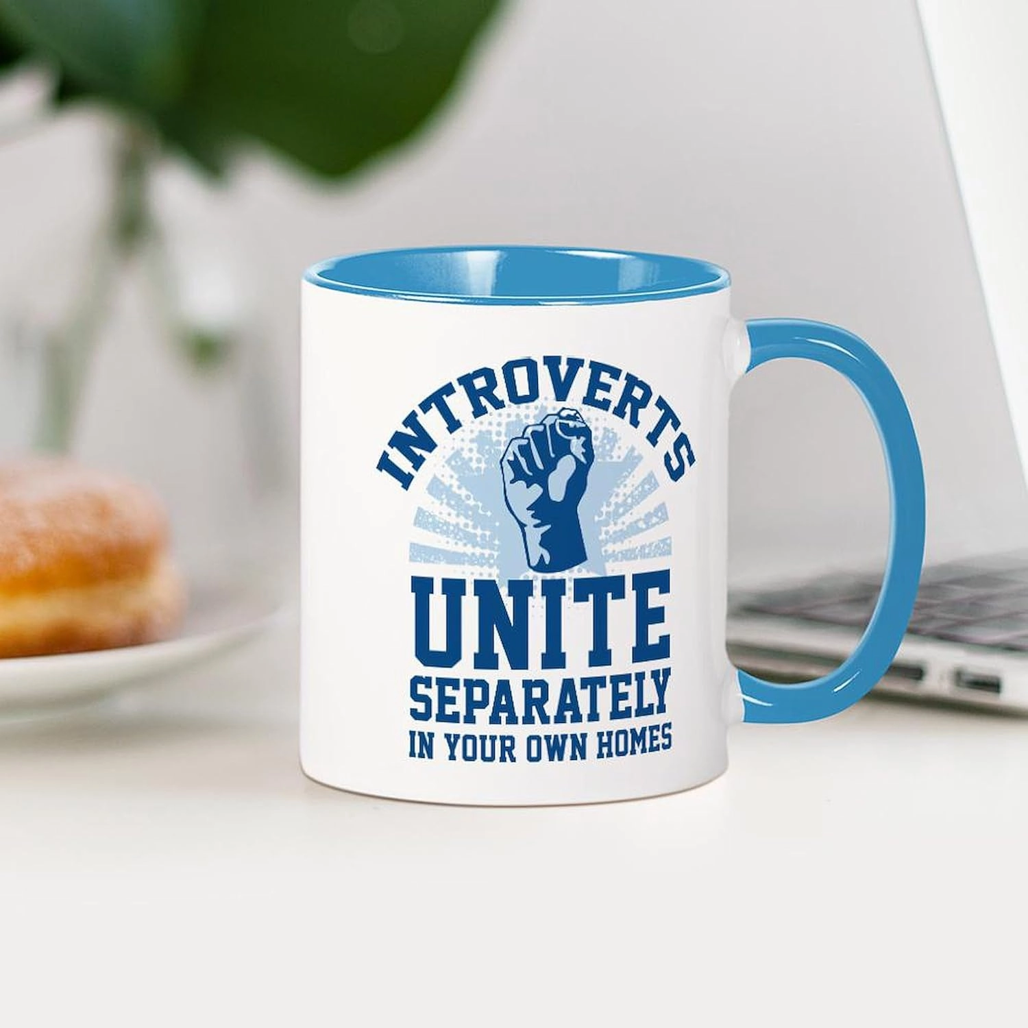 CafePress Introverts Unite Mug 11 oz (325 ml) Ceramic Coffee Mug