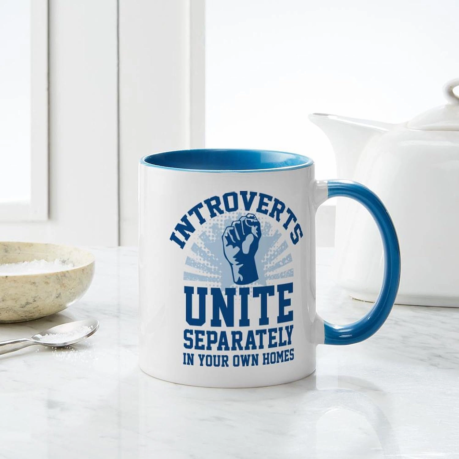 CafePress Introverts Unite Mug 11 oz (325 ml) Ceramic Coffee Mug