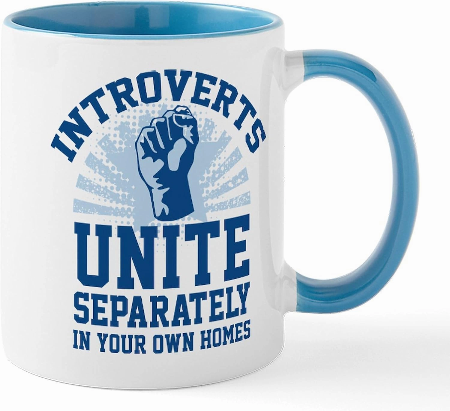 CafePress Introverts Unite Mug 11 oz (325 ml) Ceramic Coffee Mug
