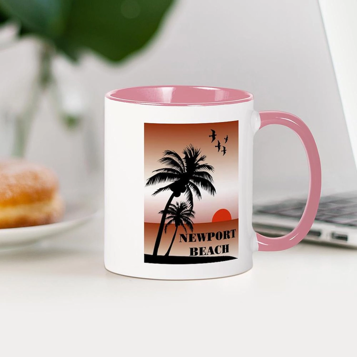 CafePress Newport Beach Sunset Mug 11 oz (325 ml) Ceramic Coffee Mug