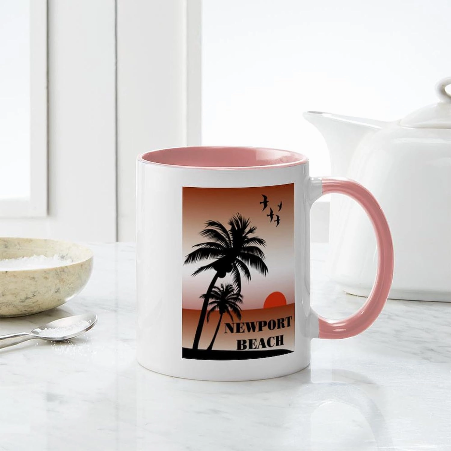 CafePress Newport Beach Sunset Mug 11 oz (325 ml) Ceramic Coffee Mug