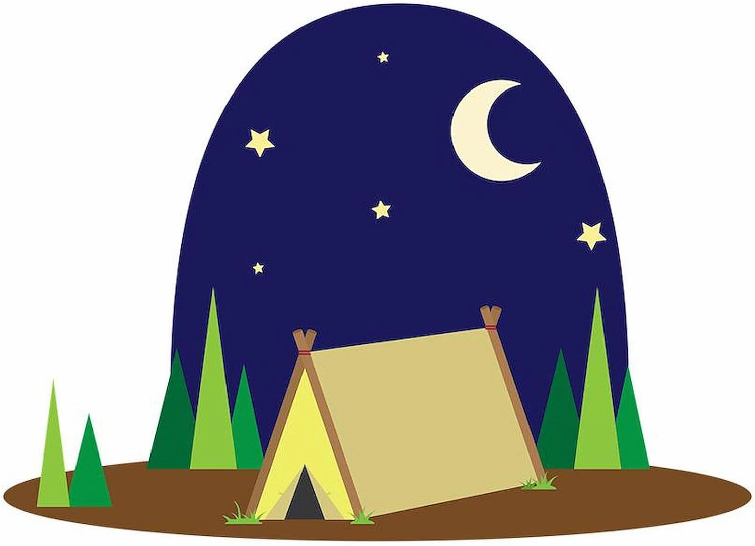 CafePress Night Campsite Mugs 11 oz (325 ml) Ceramic Coffee Mug