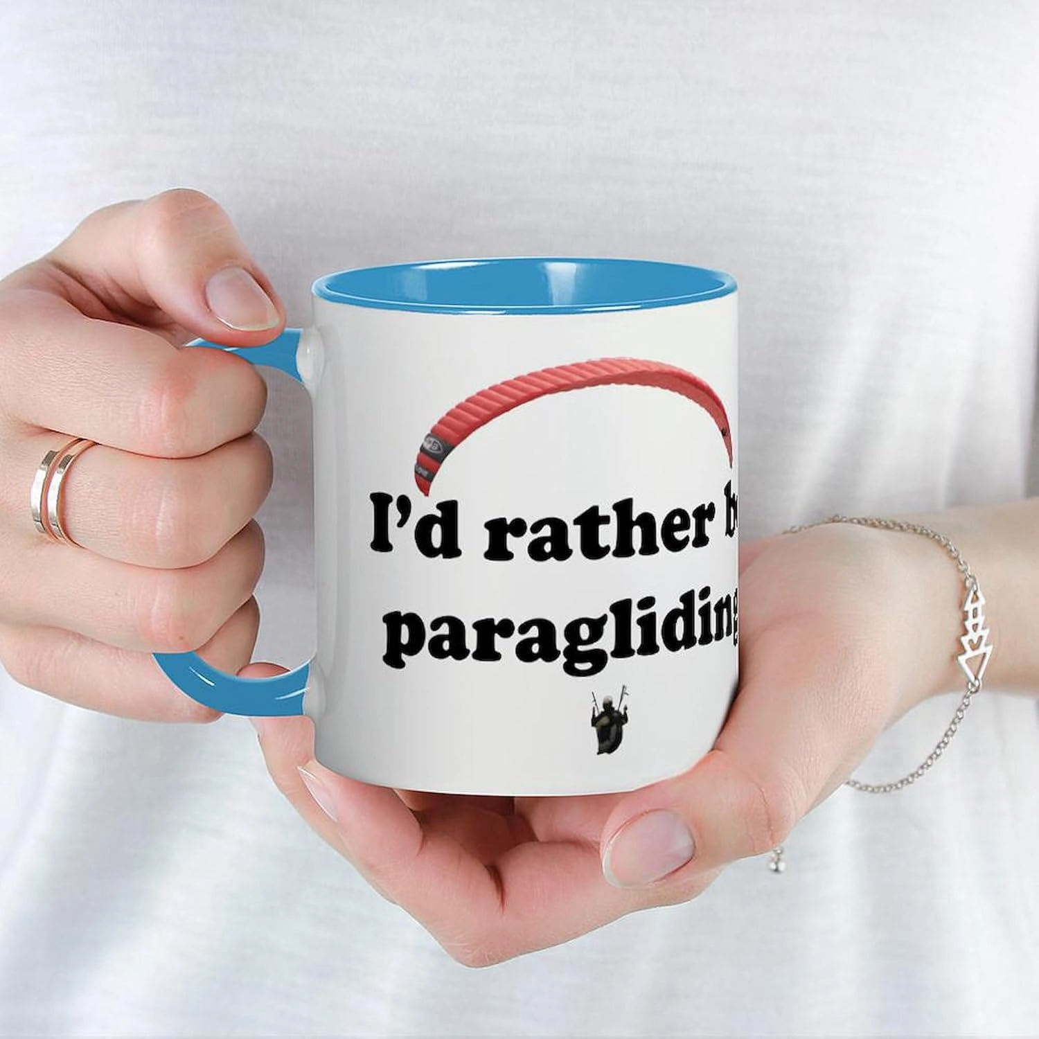 CafePress Paragliding Mugs 11 oz (325 ml) Ceramic Coffee Mug