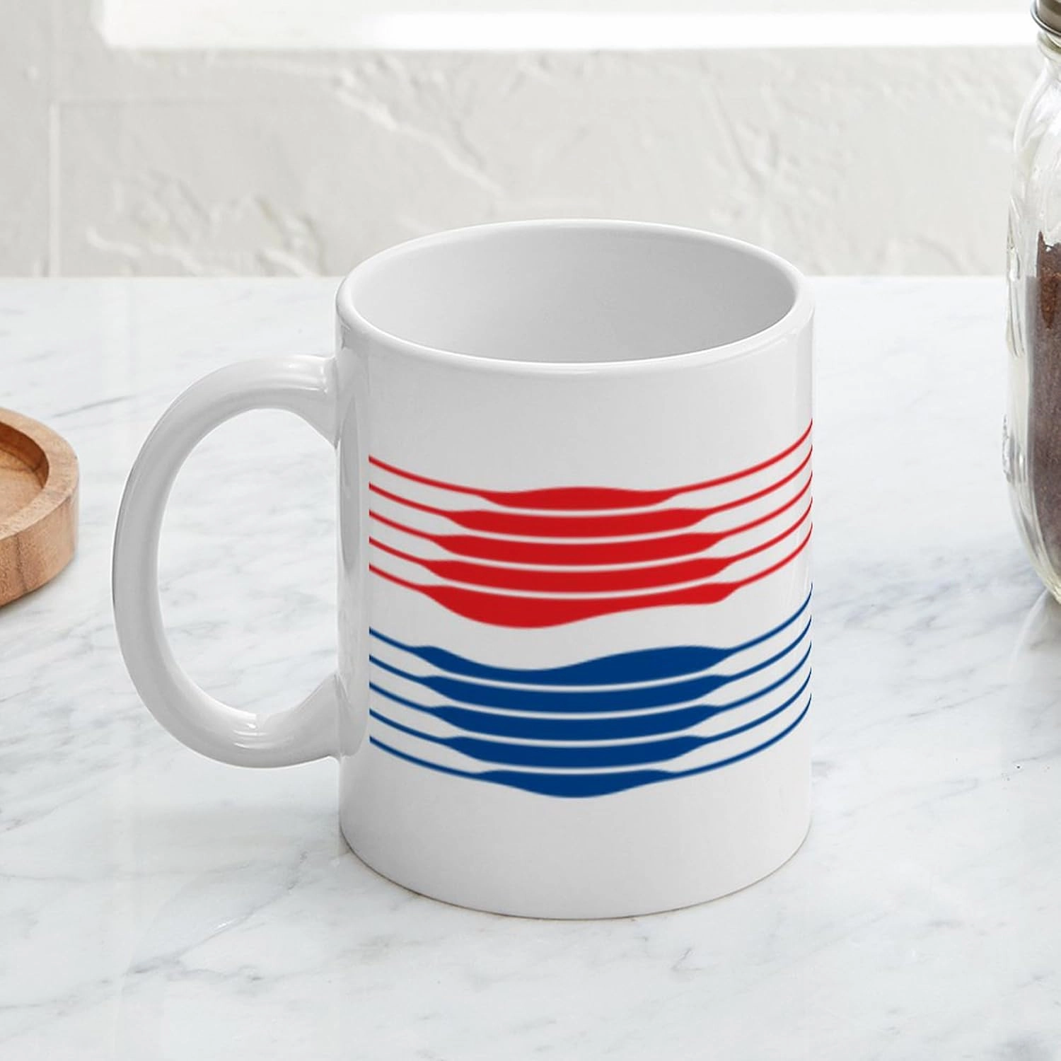 CafePress Pepsi Logo Distorted Mugs 11 oz (325 ml) Ceramic Coffee Mug