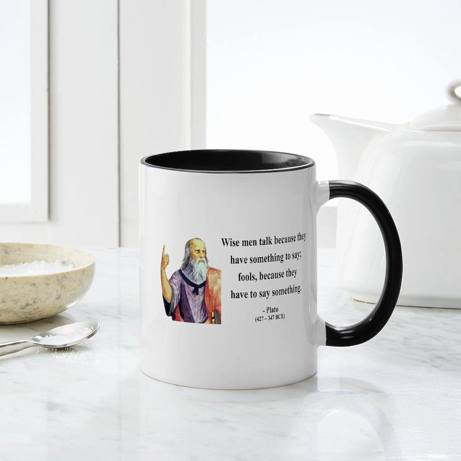 CafePress Plato 9 Mug 11 oz (325 ml) Ceramic Coffee Mug