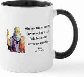 CafePress Plato 9 Mug 11 oz (325 ml) Ceramic Coffee Mug