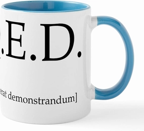 CafePress Qed Apparel Mug 11 oz (325 ml) Ceramic Coffee Mug
