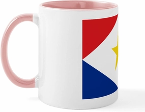 CafePress Saba Flag Mug 11 oz (325 ml) Ceramic Coffee Mug