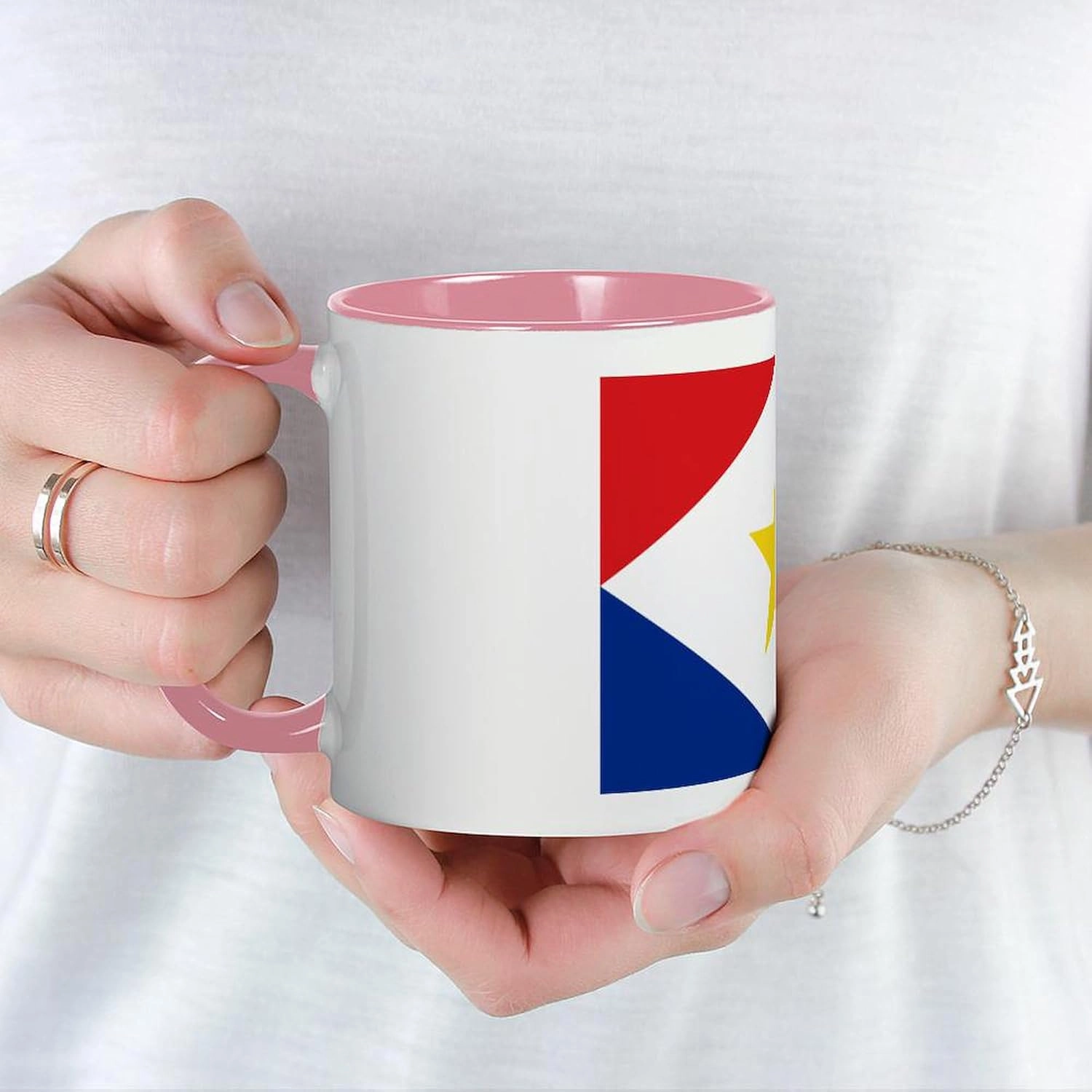 CafePress Saba Flag Mug 11 oz (325 ml) Ceramic Coffee Mug
