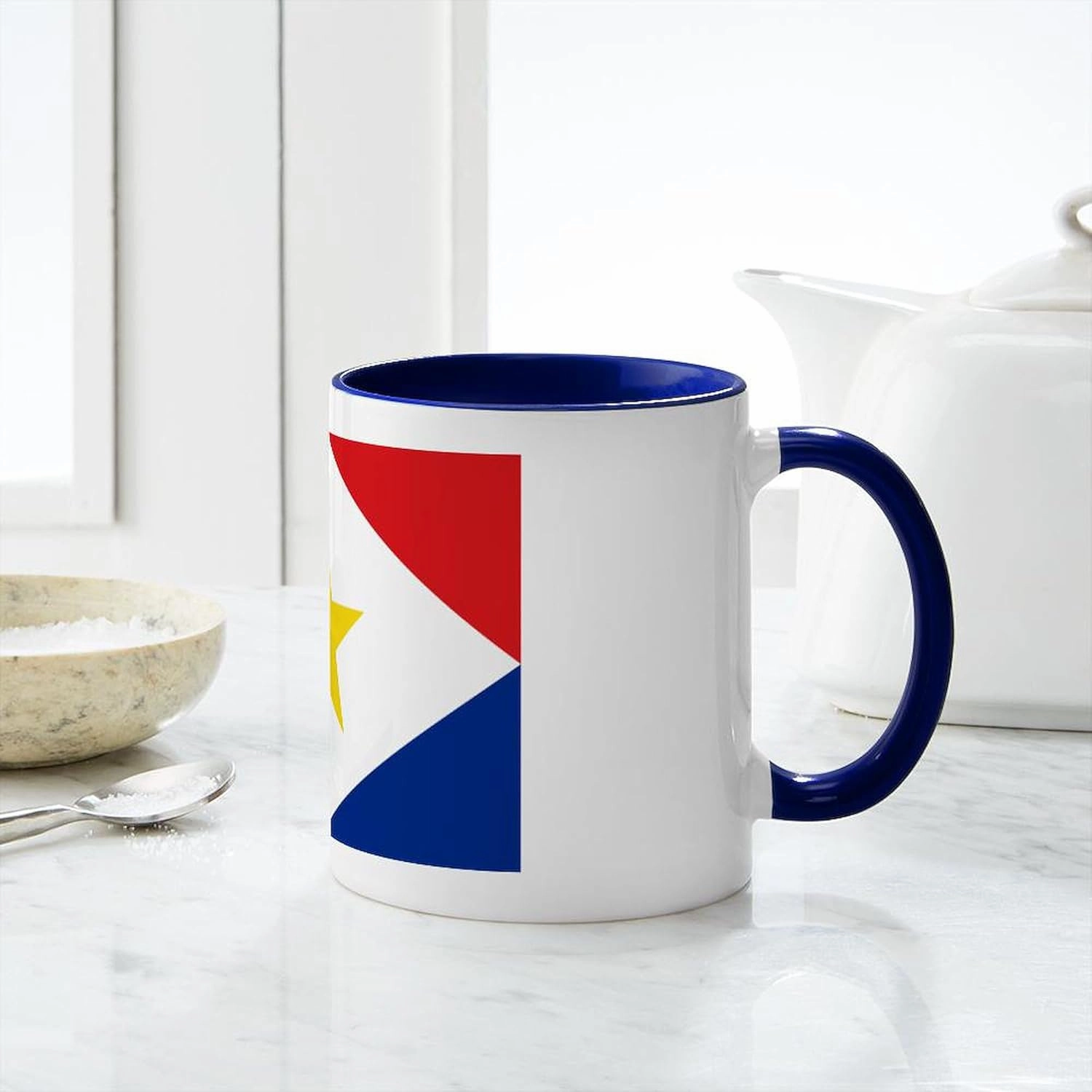 CafePress Saba Flag Mug 11 oz (325 ml) Ceramic Coffee Mug