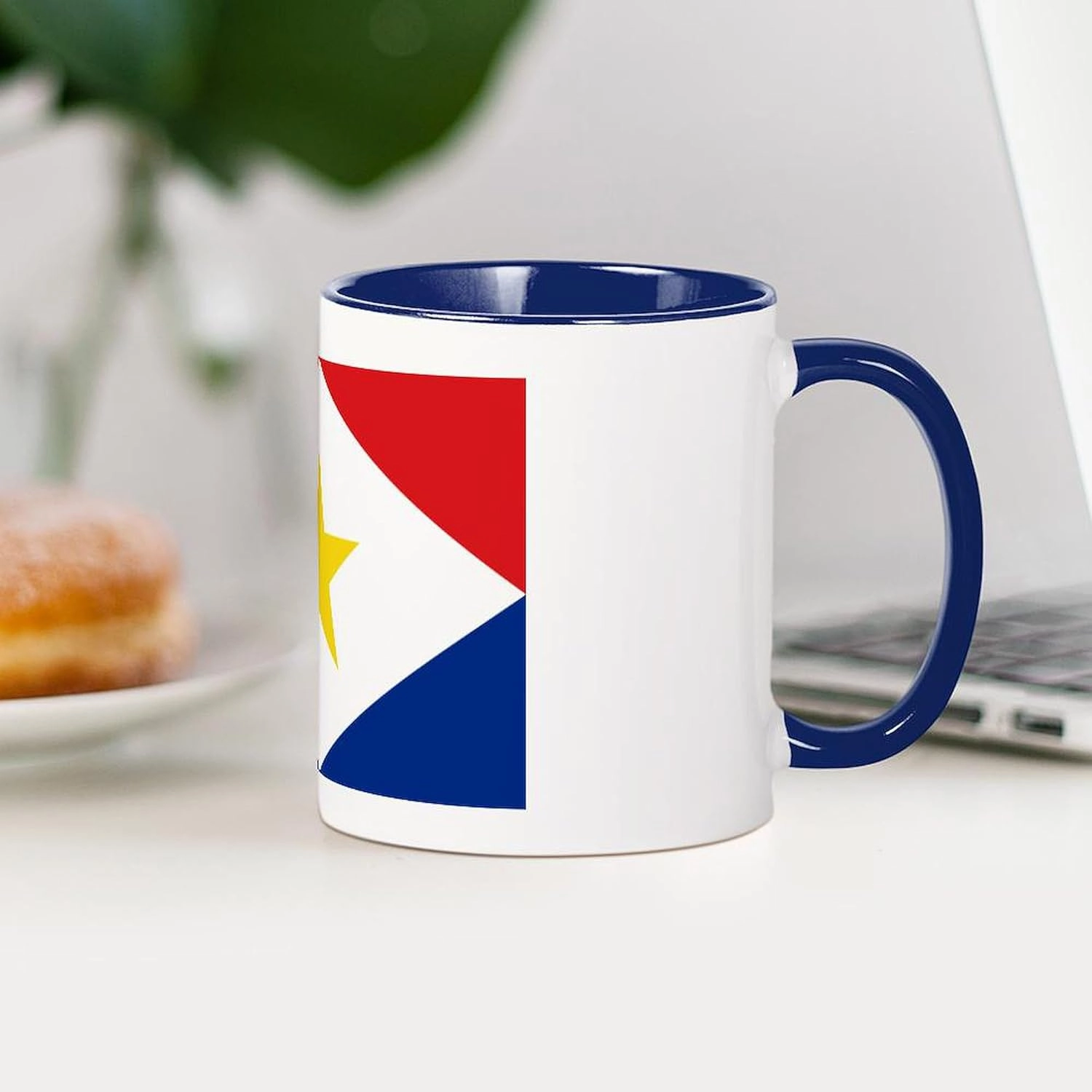 CafePress Saba Flag Mug 11 oz (325 ml) Ceramic Coffee Mug