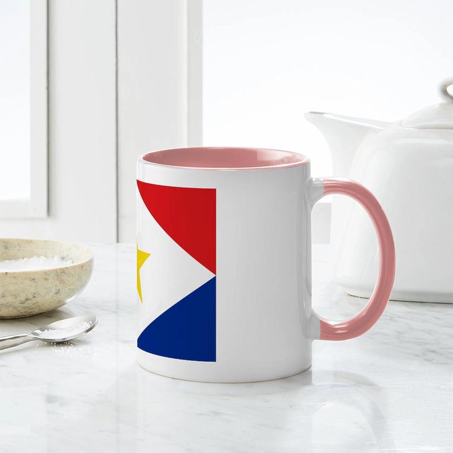 CafePress Saba Flag Mug 11 oz (325 ml) Ceramic Coffee Mug