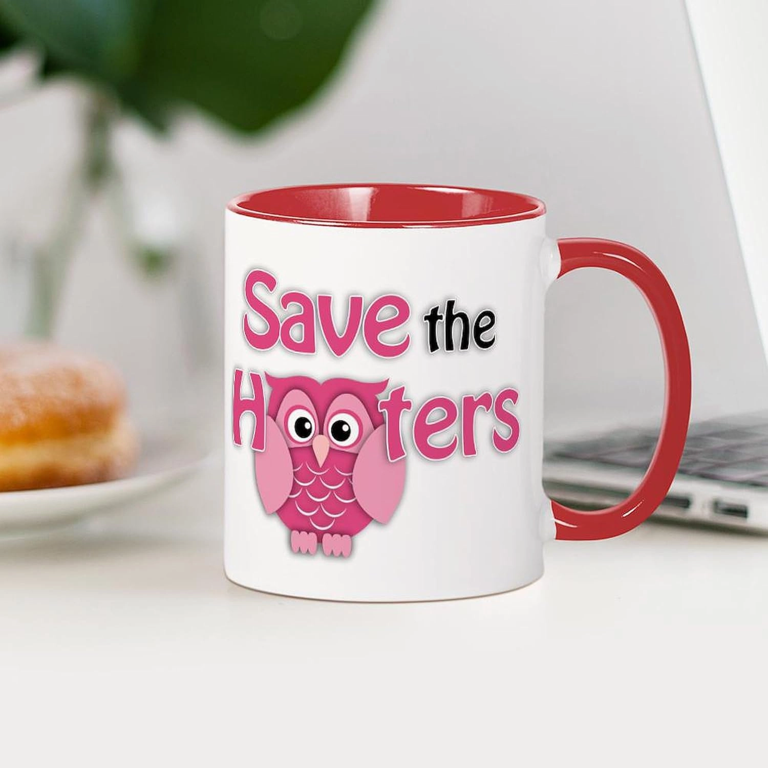 CafePress Save The Hooters Mug 11 oz (325 ml) Ceramic Coffee Mug
