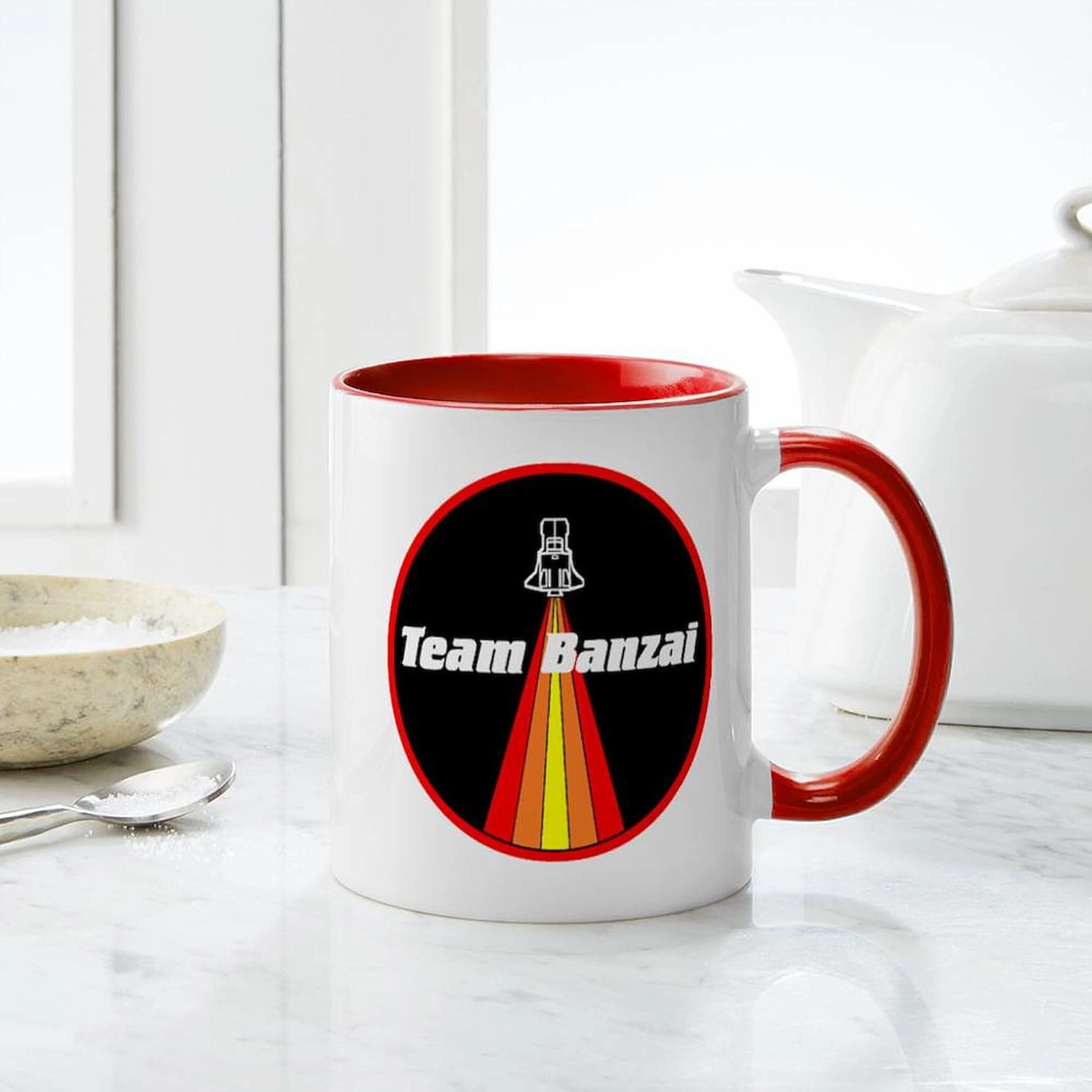 CafePress Team Banzai Jet Car Mug 11 oz (325 ml) Ceramic Coffee Mug