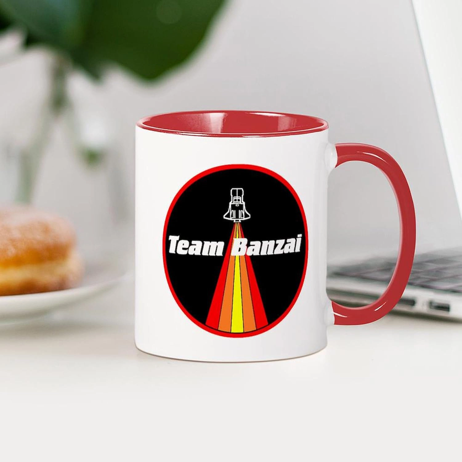 CafePress Team Banzai Jet Car Mug 11 oz (325 ml) Ceramic Coffee Mug