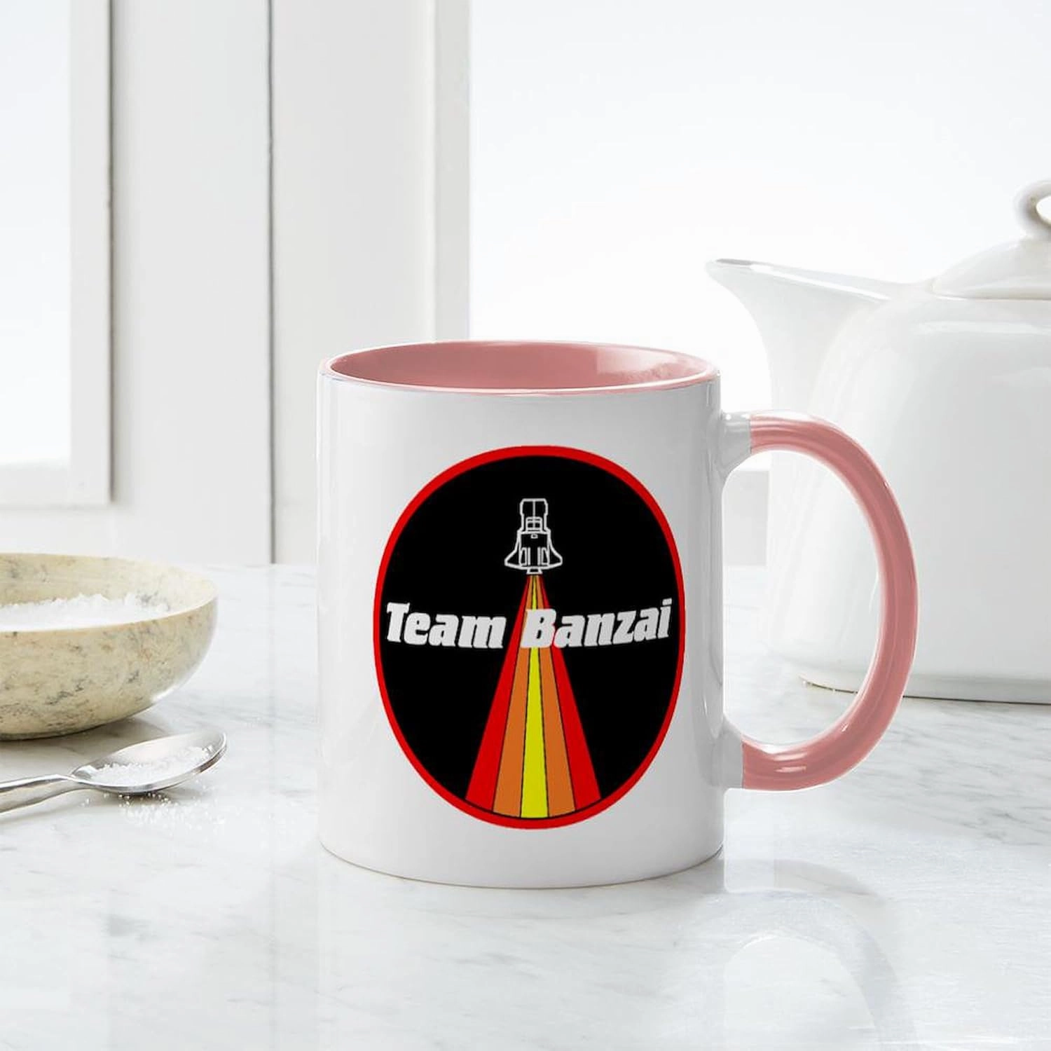 CafePress Team Banzai Jet Car Mug 11 oz (325 ml) Ceramic Coffee Mug
