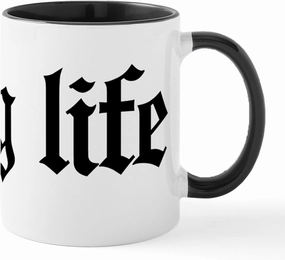CafePress Thug Life, Gangster, Baby, G, Thug, Mug 11 oz (325 ml) Ceramic Coffee Mug