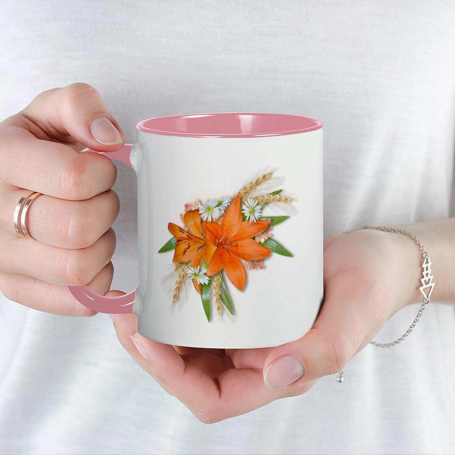 CafePress Tiger Lilies Mug 11 oz (325 ml) Ceramic Coffee Mug