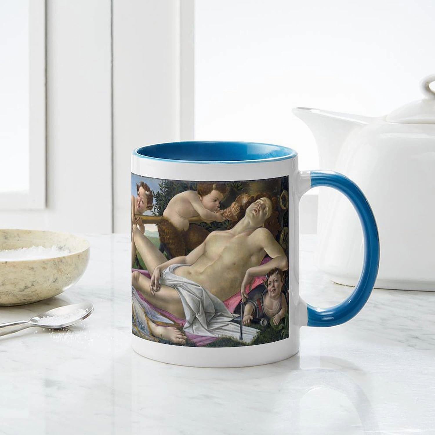 CafePress Venus And Mars (By Sandro Boticelli) Mugs 11 oz (325 ml) Ceramic Coffee Mug