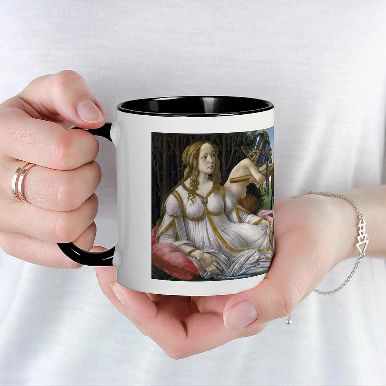 CafePress Venus And Mars (By Sandro Boticelli) Mugs 11 oz (325 ml) Ceramic Coffee Mug