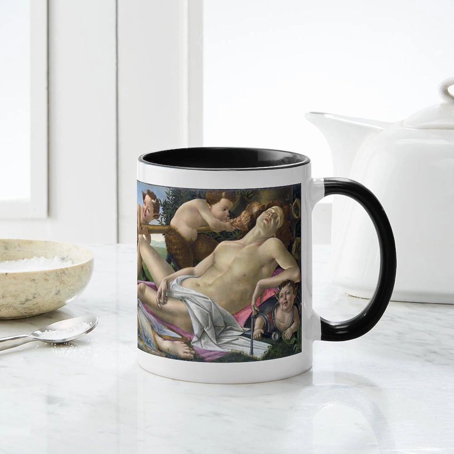 CafePress Venus And Mars (By Sandro Boticelli) Mugs 11 oz (325 ml) Ceramic Coffee Mug