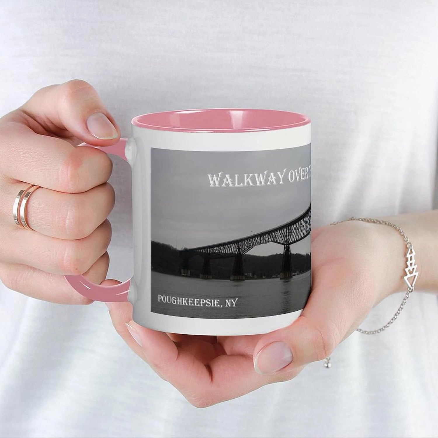 CafePress Walkway Over The Hudson Mug 11 oz (325 ml) Ceramic Coffee Mug