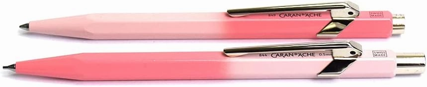 CARAN D`ACHE Freshers 2023 849 Blossom 8490-702 Ballpoint Pen, Oil-Based   Mechanical Pencil, 0.02 inches (0.5 mm), Limited Edition