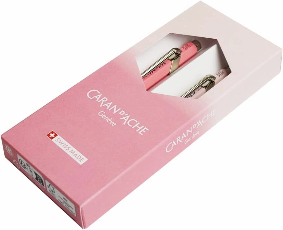 CARAN D`ACHE Freshers 2023 849 Blossom 8490-702 Ballpoint Pen, Oil-Based   Mechanical Pencil, 0.02 inches (0.5 mm), Limited Edition