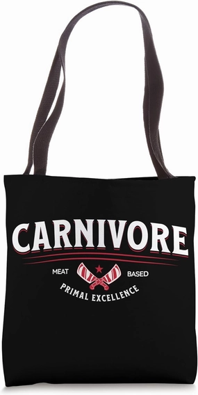 Carnivore Diet 100% Meat-Based Keto Lifestyle - Meat Eater Tote Bag