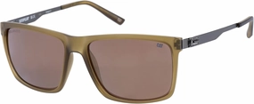 Caterpillar Precision 8501 Men's Polarized Square Sunglasses