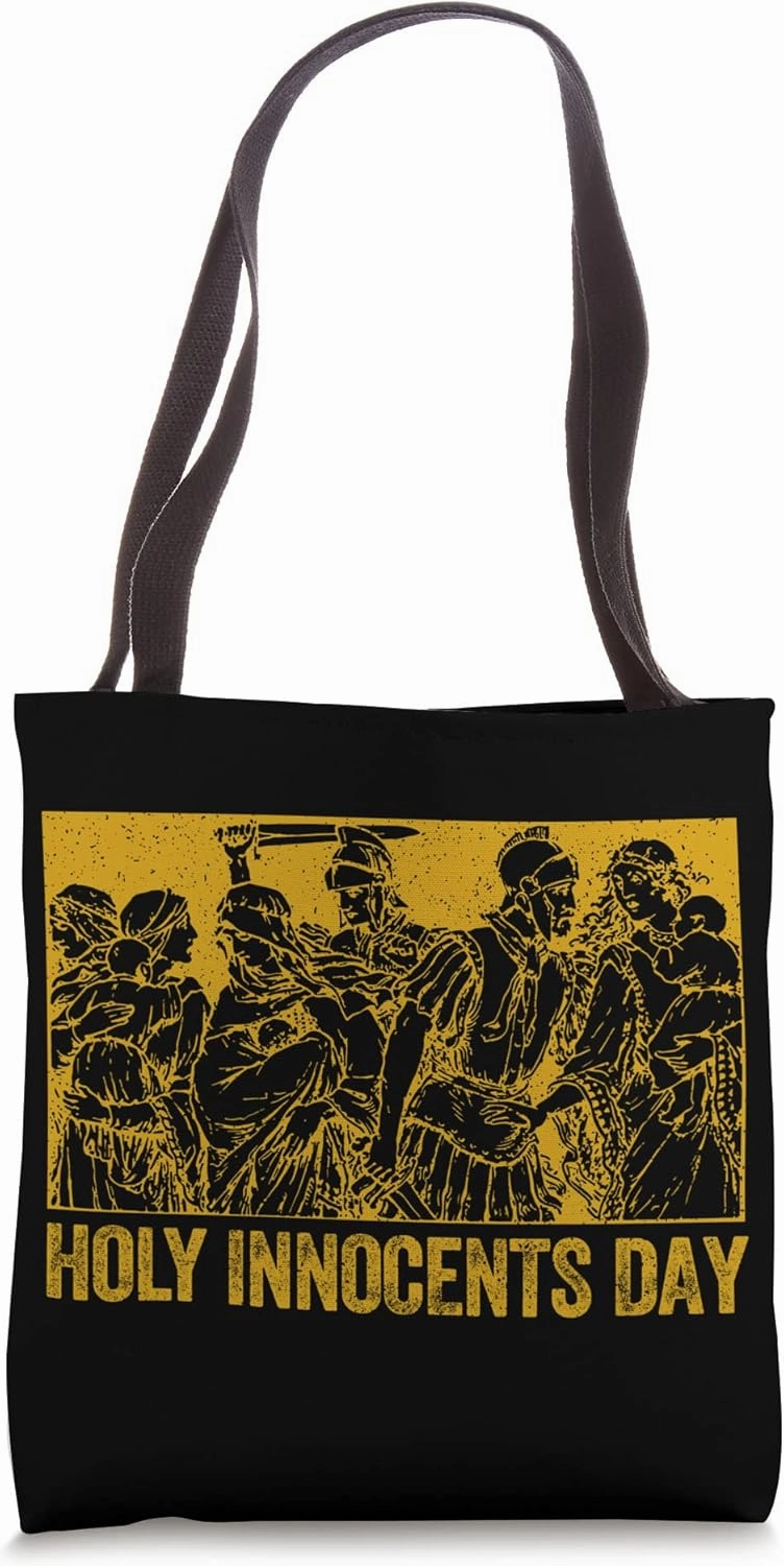 Catholicism Gold Holy Innocents Day Catholic Christian Saint Tote Bag